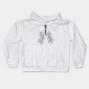 Bronchial tree Kids Hoodie